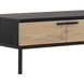 Rosso 55 X 17.75 inch Black / Brown / Matte Black Console Table